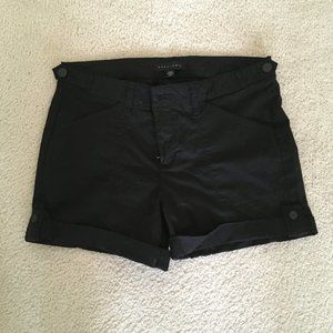 Black cargo shorts